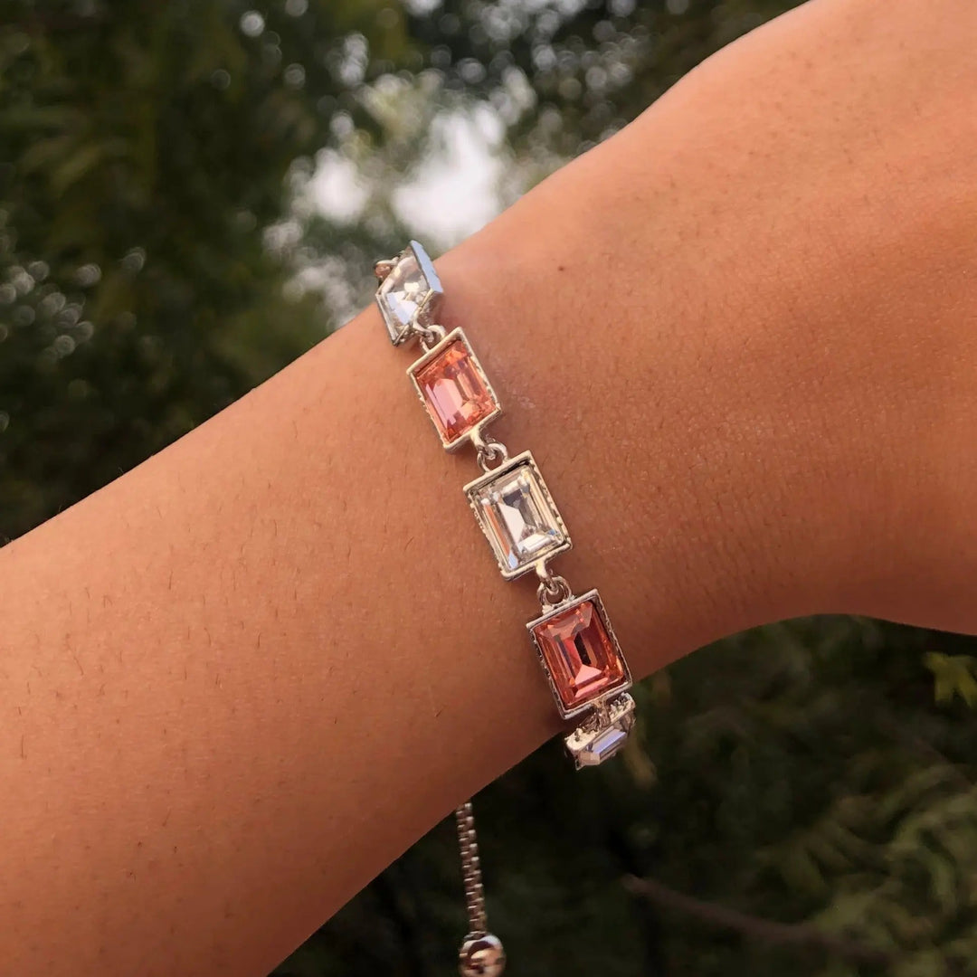 Glass Glow Crystal Bracelet - Salty Accessories