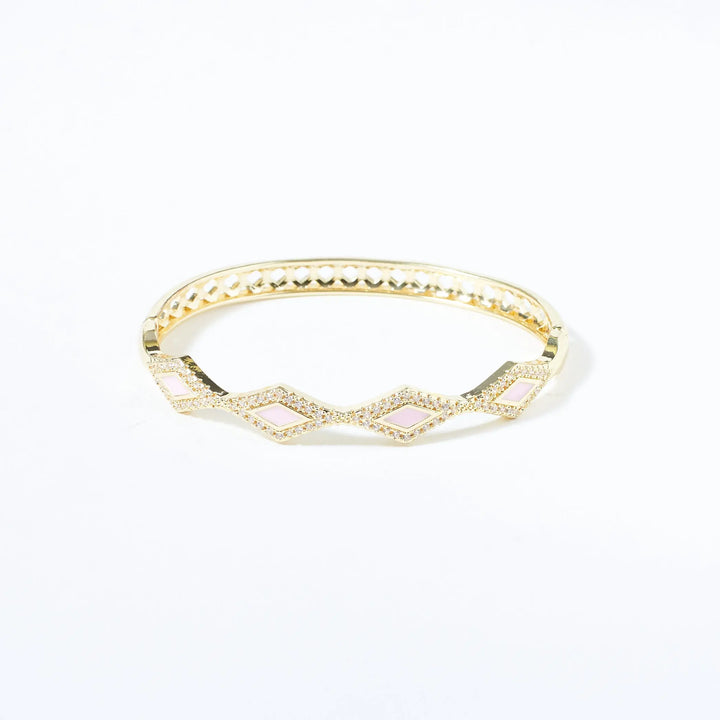 Glittering Diamond Bangle - Salty Accessories
