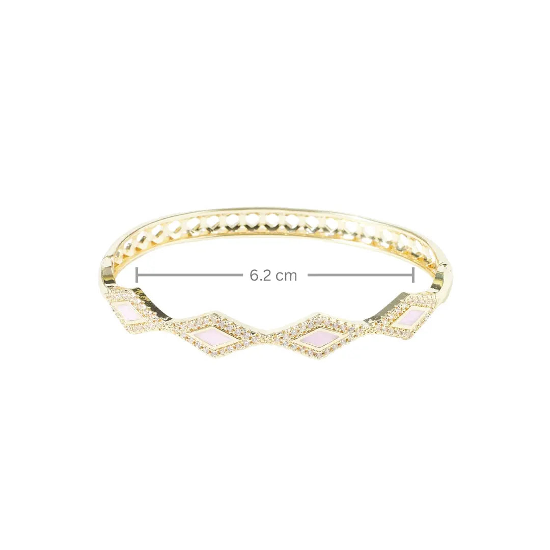 Glittering Diamond Bangle - Salty Accessories