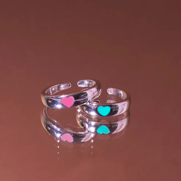 Glow in the Dark BFF Pink-Blue Bands (Set of 2)