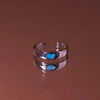 Glow in the Dark Blue Heart Ring | Salty