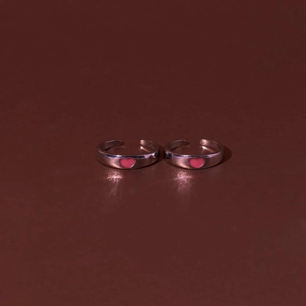 Glow in the Dark Pink Heart Ring