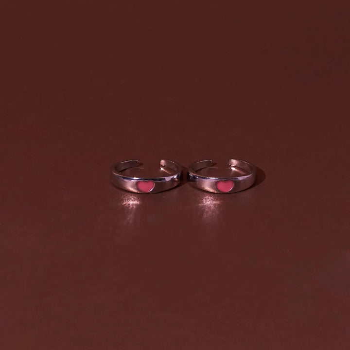 Glow in the Dark Pink Heart Ring | Salty