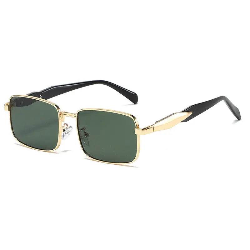Gold Frame Square Sunglasses | Salty