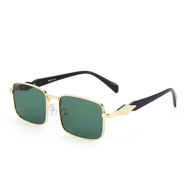 Gold Frame Square Sunglasses