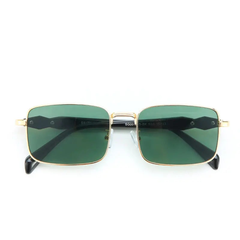 Gold Frame Square Sunglasses | Salty
