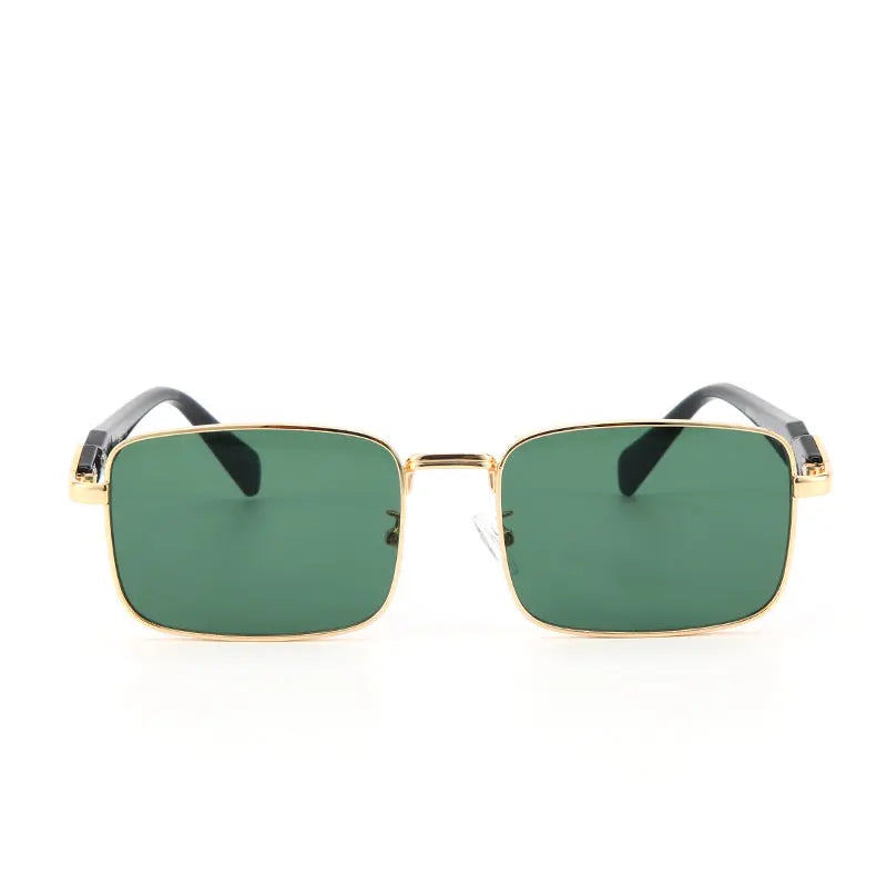 Gold Frame Square Sunglasses | Salty