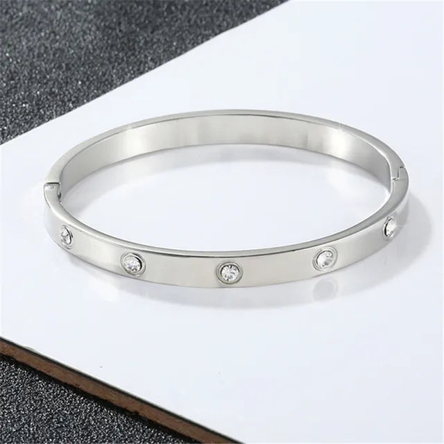 Cartier Diamond Band - Silver - Salty Accessories