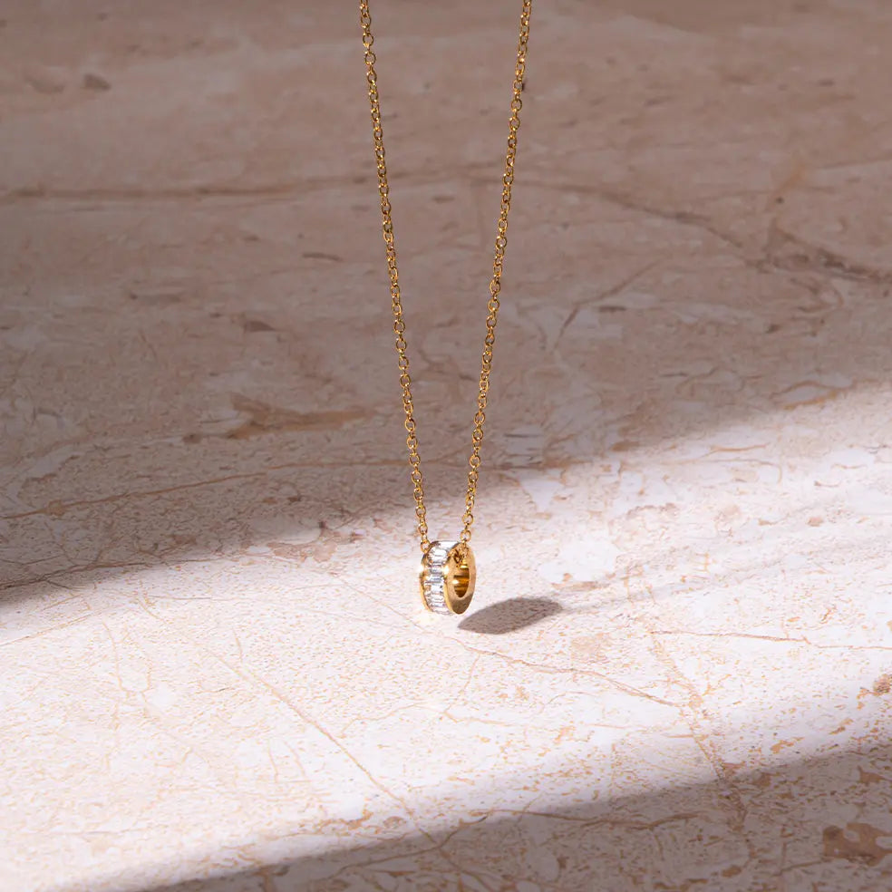 Golden Bloom Pearl Necklace | Salty