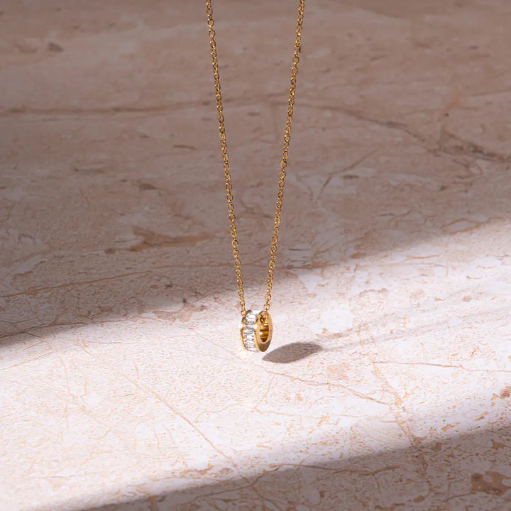 Golden Bloom Pearl Necklace | Salty