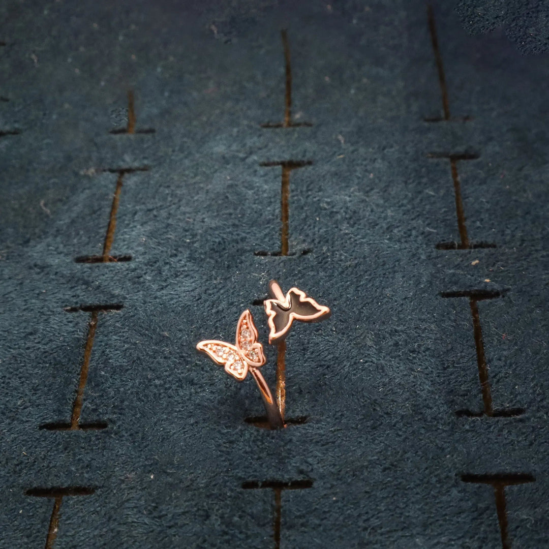 Golden Butterflies Band - Salty Accessories