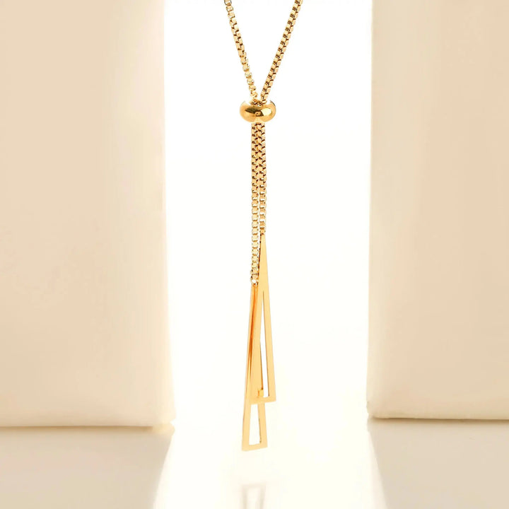 Golden Lasson Necklace - Salty Accessories