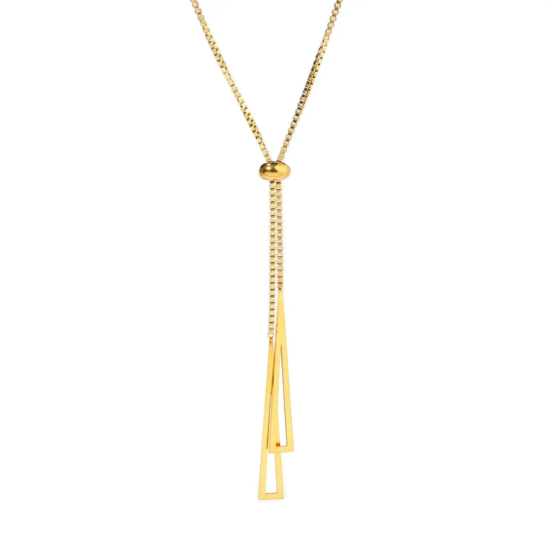 Golden Lasson Necklace - Salty Accessories