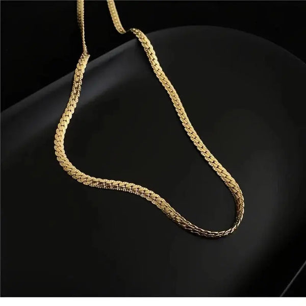 Golden Link Chain Necklace