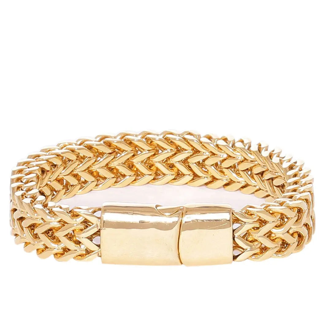 Golden Mesh Armor Bracelet | Salty