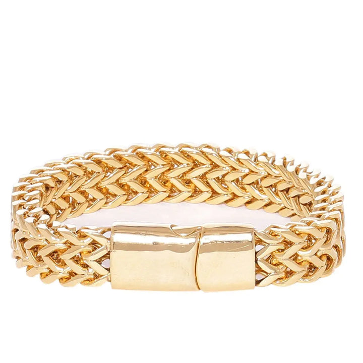 Golden Mesh Armor Bracelet | Salty