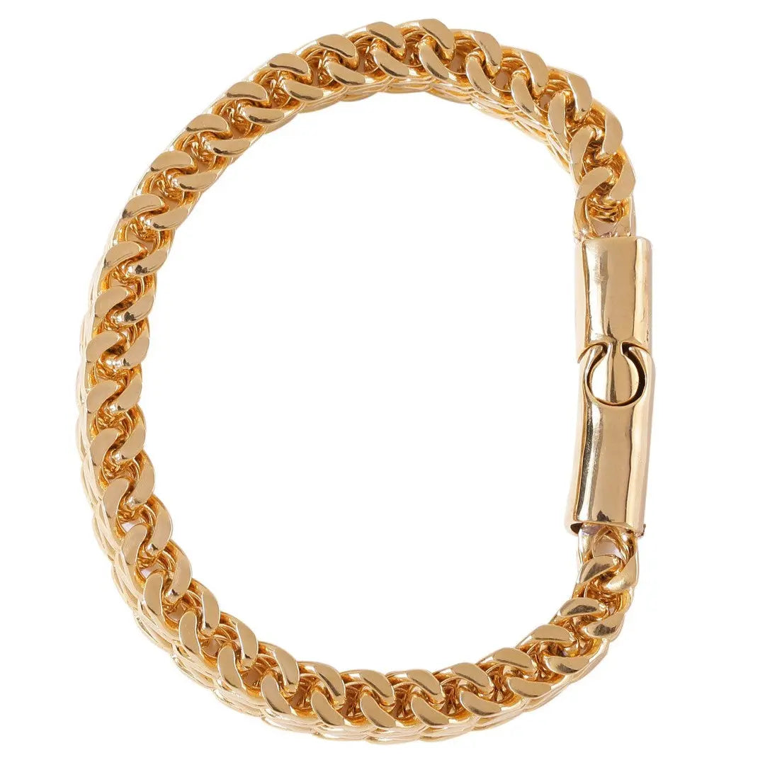 Golden Mesh Armor Bracelet | Salty