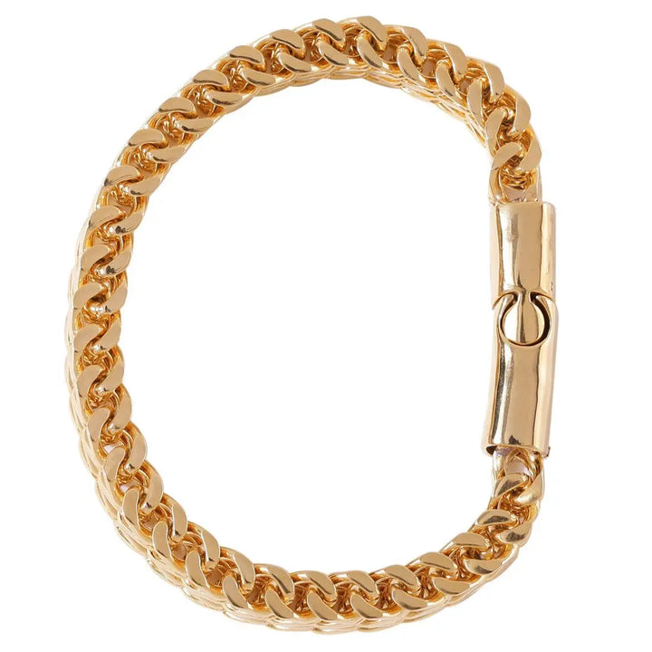 Golden Mesh Armor Bracelet | Salty