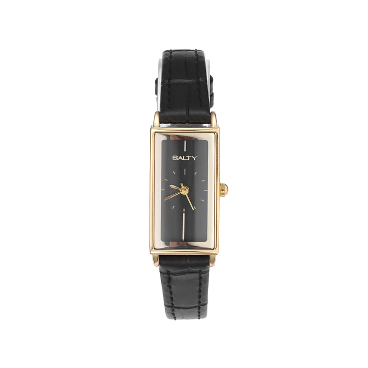 Golden Noir Watch Bracelet Stack | Salty