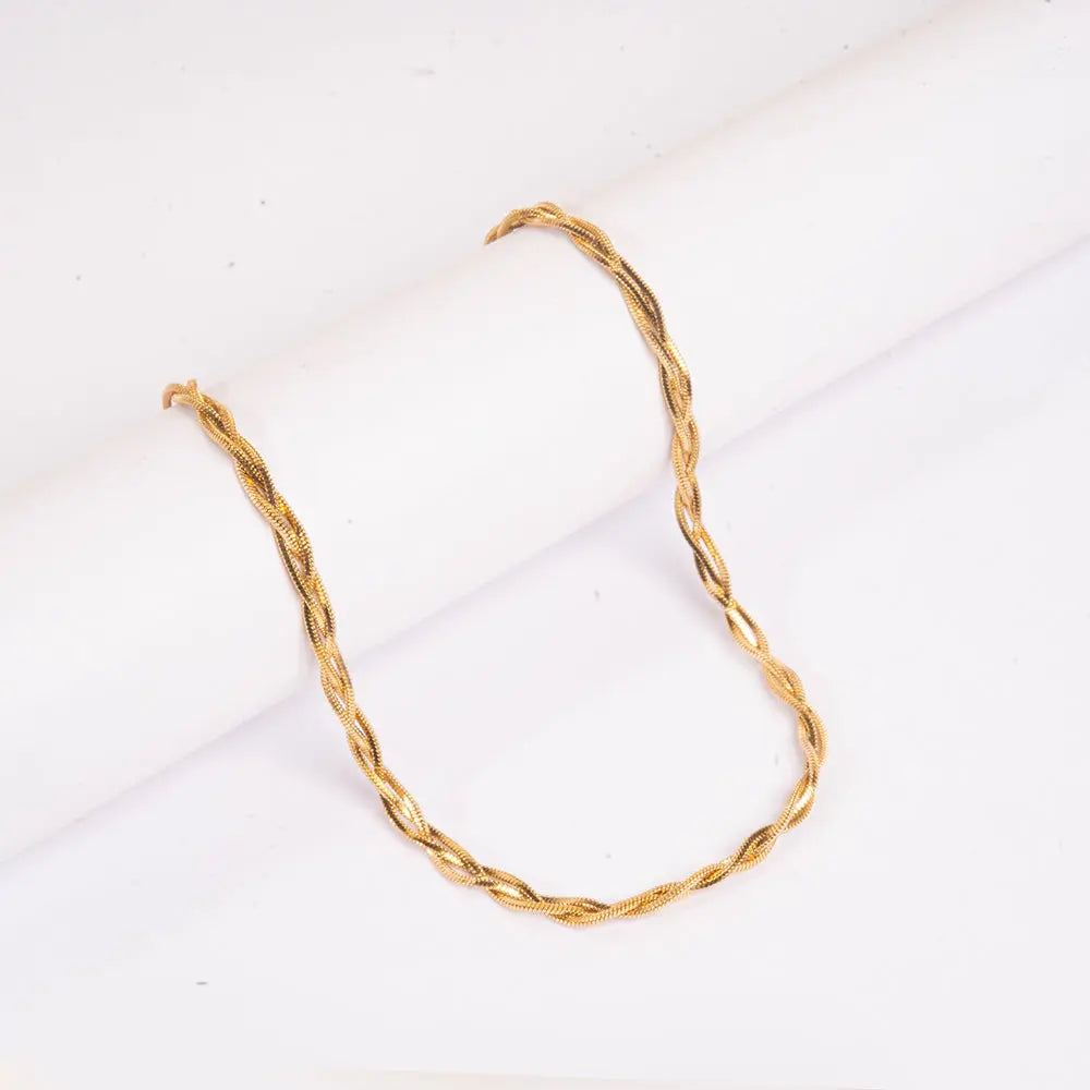 Golden Olive Charm Necklace | Salty
