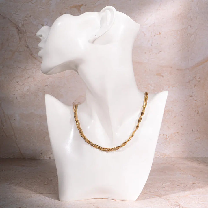 Golden Olive Charm Necklace | Salty