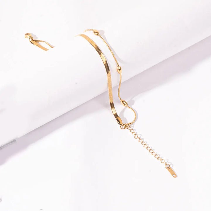 Golden Orbit Anklet | Salty