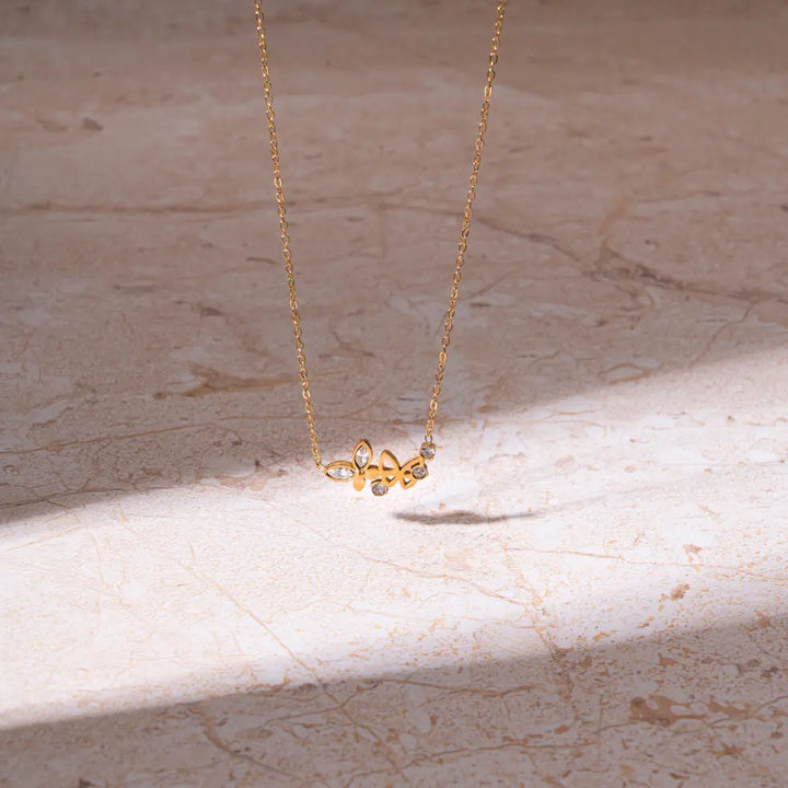 Golden Petal Grace Necklace | Salty