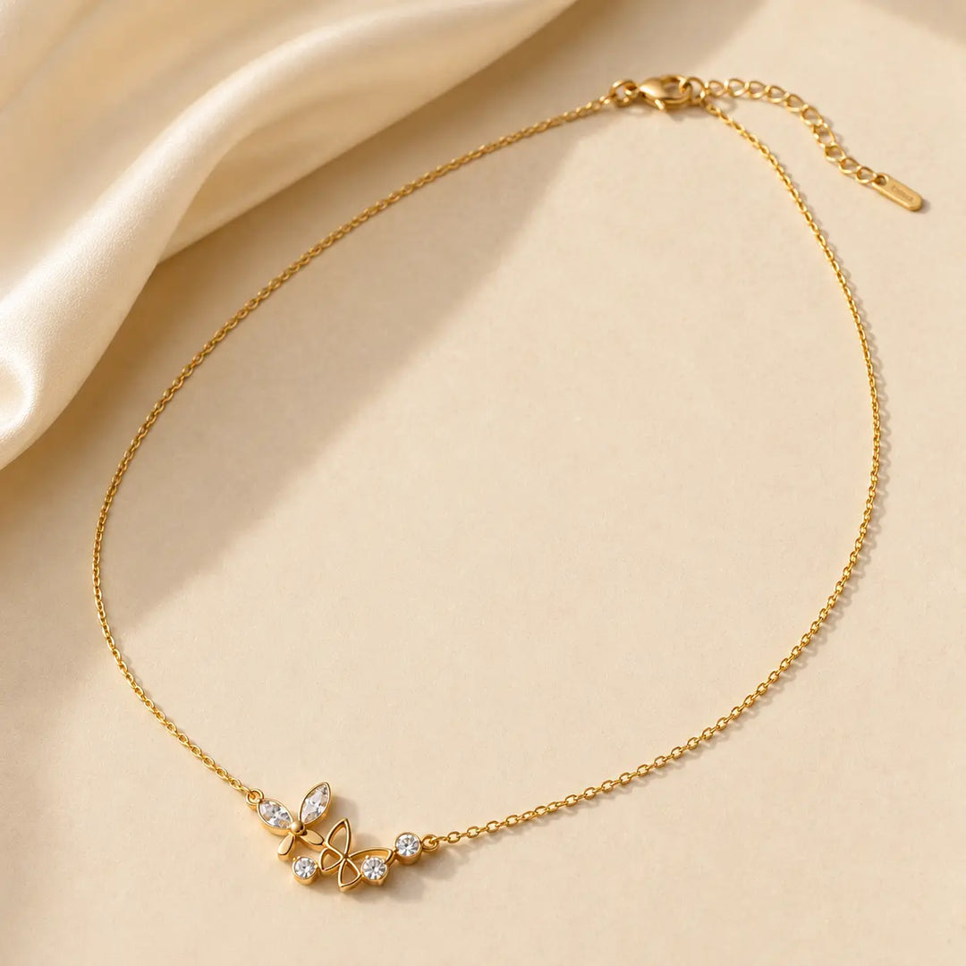 Golden Petal Grace Necklace | Salty