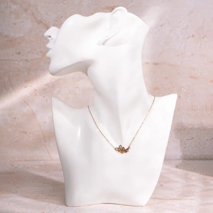 Golden Petal Grace Necklace | Salty