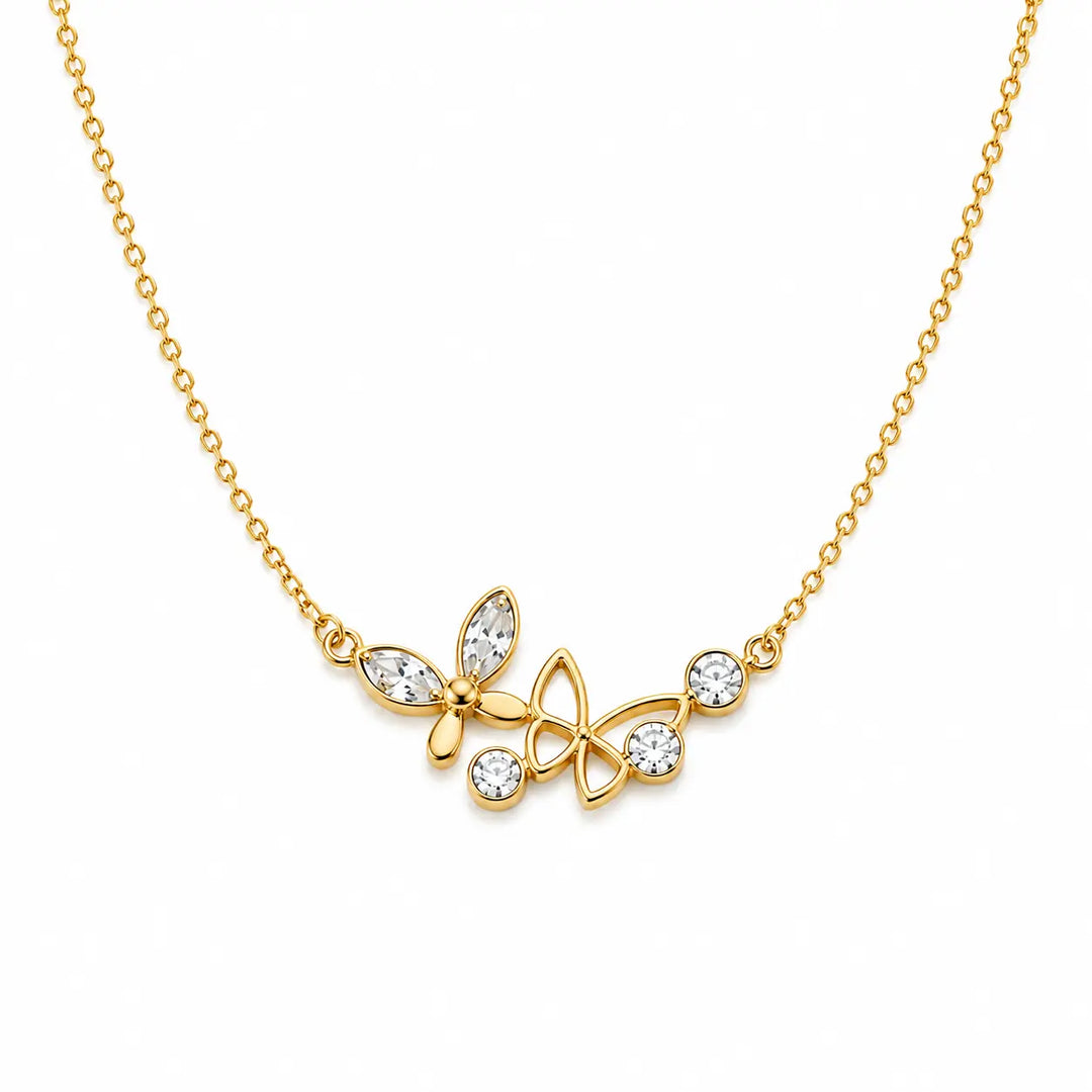 Golden Petal Grace Necklace | Salty
