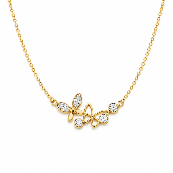 Golden Petal Grace Necklace | Salty