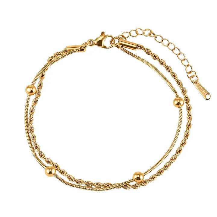 Golden Whisper Anklet | Salty
