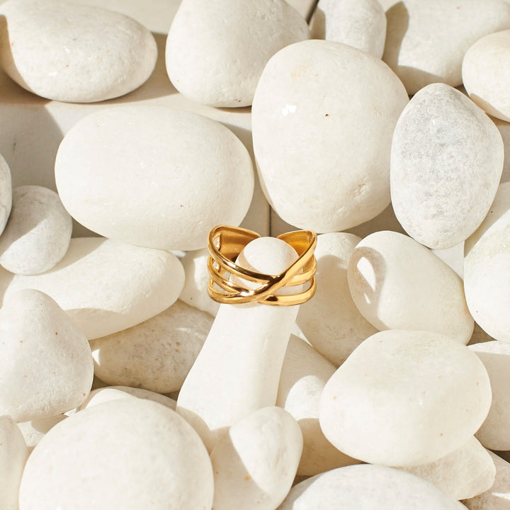 Golden Chic Statement Ring