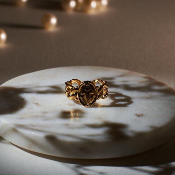 Golden Colossus Ring