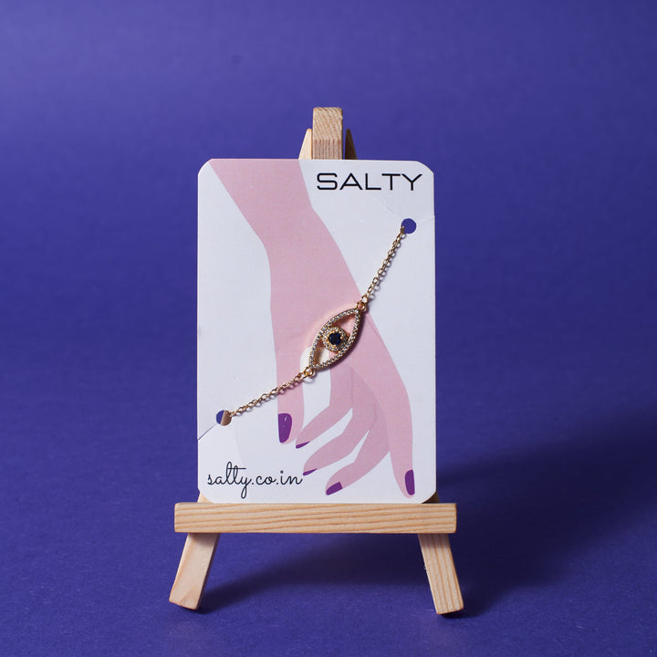 Golden Eye of Protection Bracelet