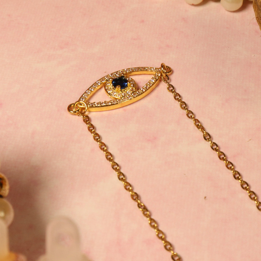 Golden Eye of Protection Bracelet