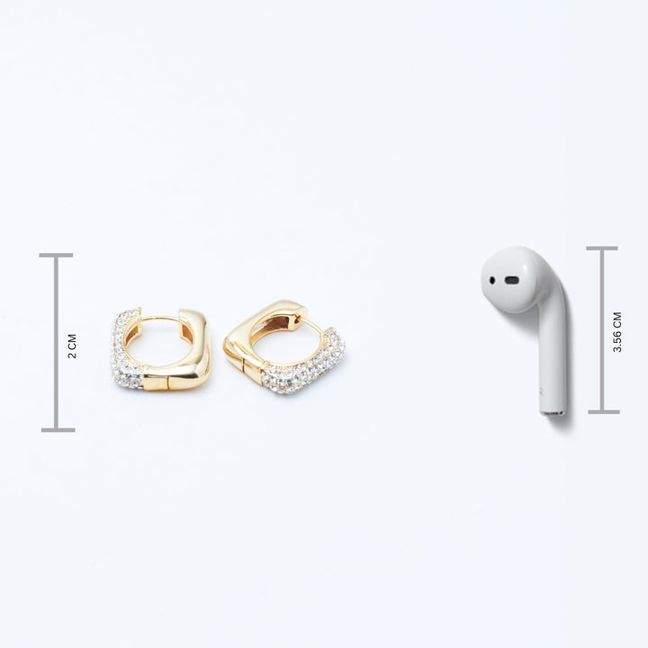 Golden Glimmer Earrings - Salty Accessories