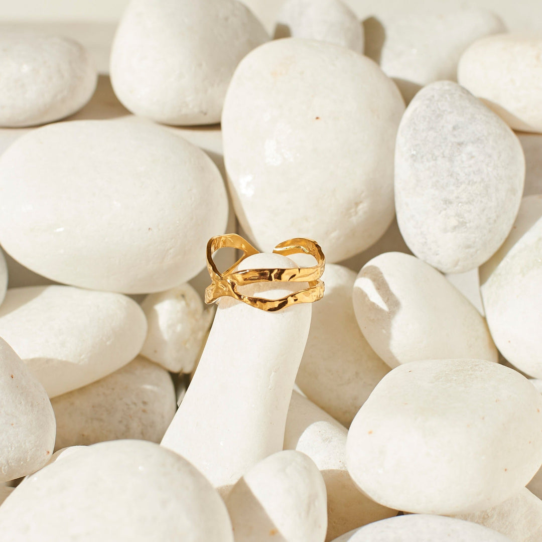 Golden Titaness Ring - Salty Accessories