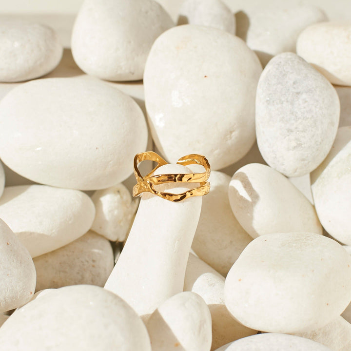 Golden Titaness Ring - Salty Accessories