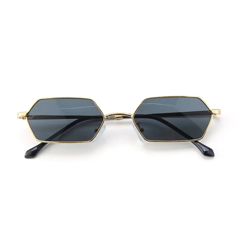 Goldline Hex Edge Shades – Black | Salty