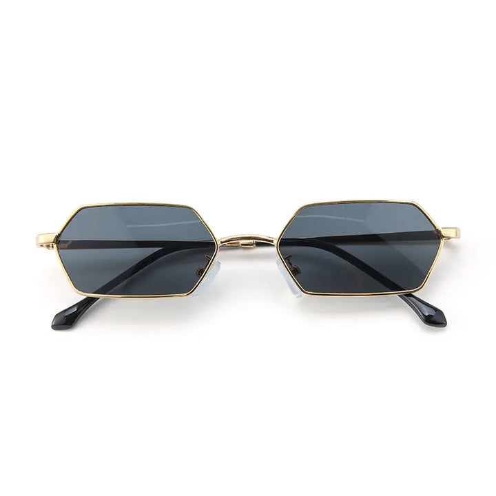 Goldline Hex Edge Shades – Black | Salty