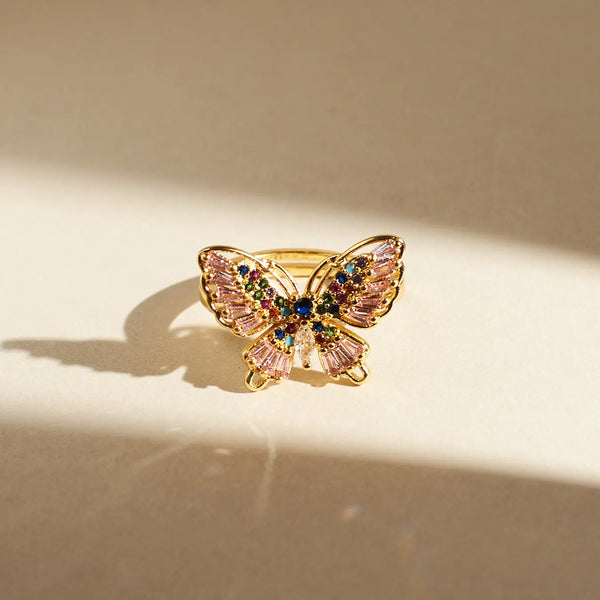 Good Fortune Butterfly Ring