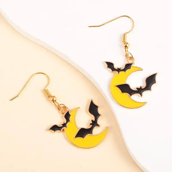 Gothic Moon Earrings