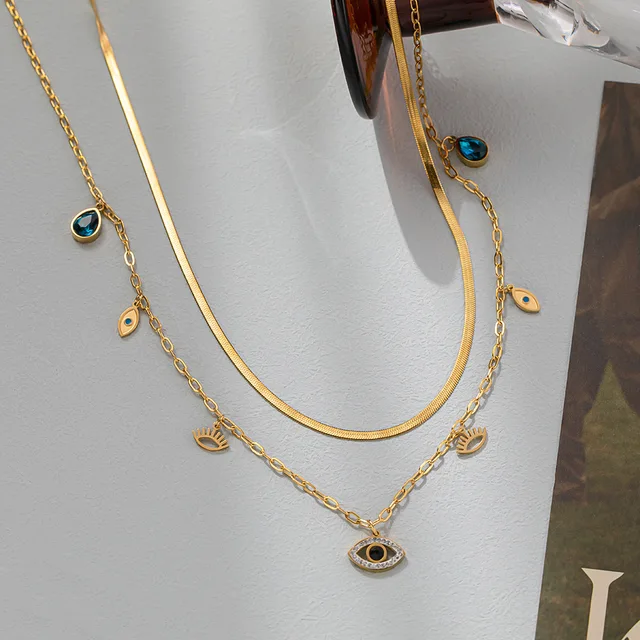 Layered Benevolent Glare Necklace