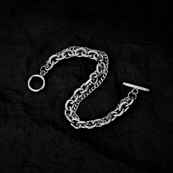 Gravix Dual Chain Toggle Bracelet | Salty