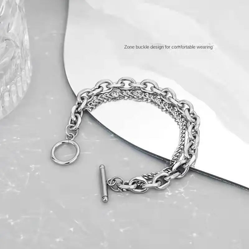 Gravix Dual Chain Toggle Bracelet | Salty