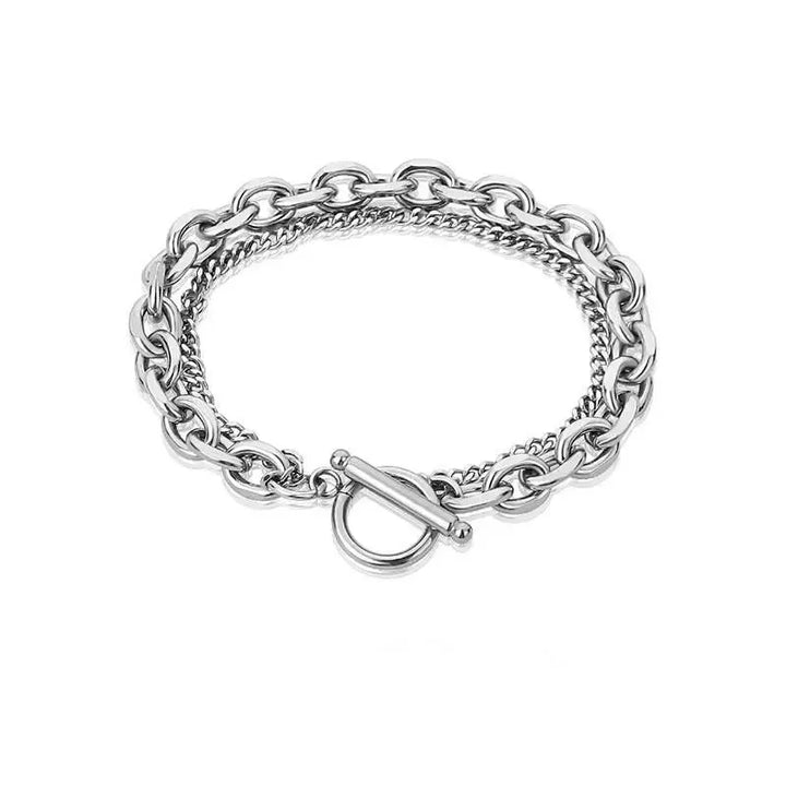 Gravix Dual Chain Toggle Bracelet | Salty