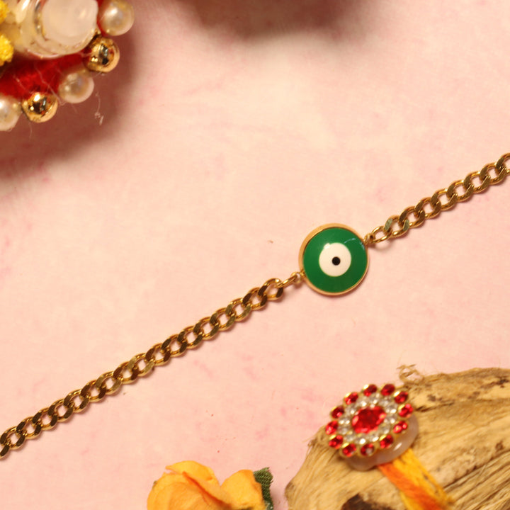 Green Guardian Gaze Bracelet - Salty Accessories