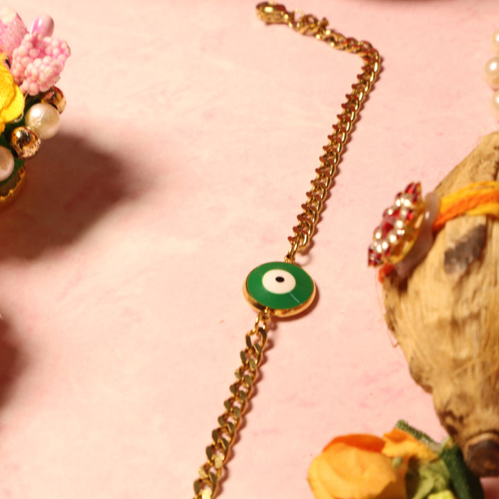 Green Guardian Gaze Bracelet - Salty Accessories
