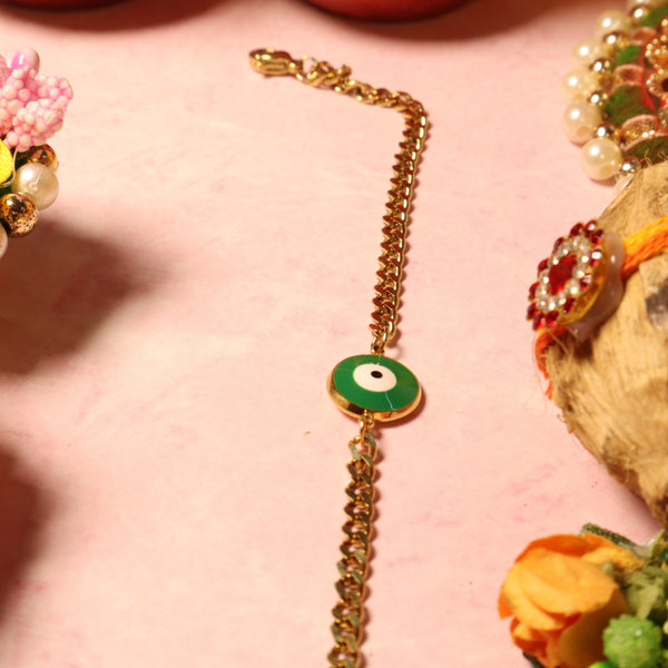 Green Guardian Gaze Bracelet
